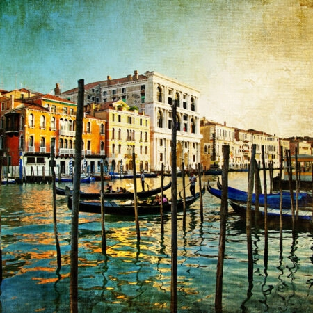 Πινακας σε καμβά VENICE 2 - Παραθαλασσιες πολεις και χωρια Sticky 5