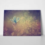Πινακας σε καμβά VINTAGE BUTTERFLY