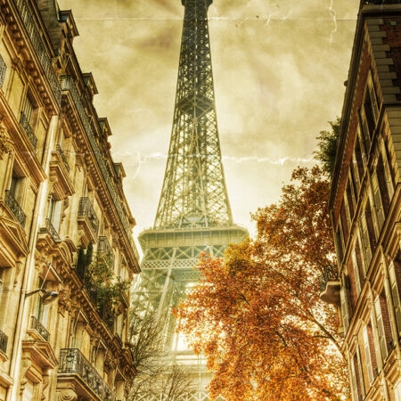 Πινακας σε καμβά VINTAGE EIFFEL 2 - Παρισι Sticky 4
