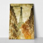 Πινακας σε καμβά VINTAGE EIFFEL 2