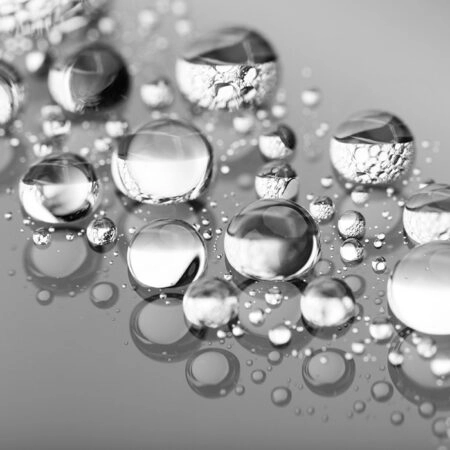 Πινακας σε καμβά WATER DROPS ON GLASS MACRO - Αφηρημενα και Abstract Sticky 4