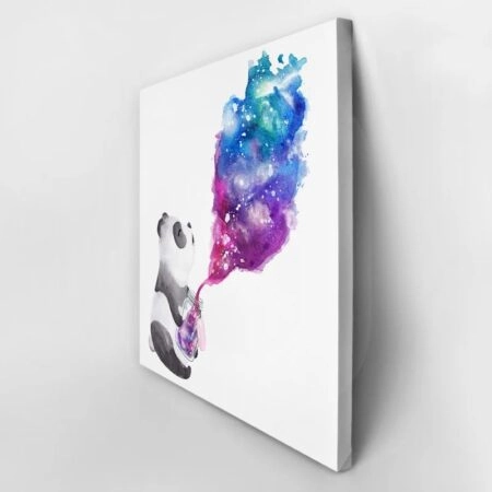 Τετράγωνος Πίνακας PANDA FAIRYDUST JAR - Παιδικοι και set Sticky 2