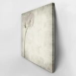 Πίνακας σε καμβά TEXTURED OLD PAPER BACKGROUND SWEET PEA