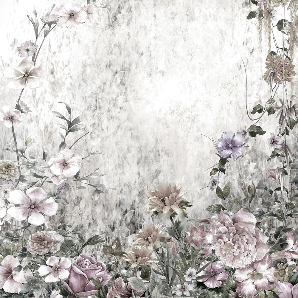 Πίνακας σε καμβά ABSTRACT FLOWERS 3
