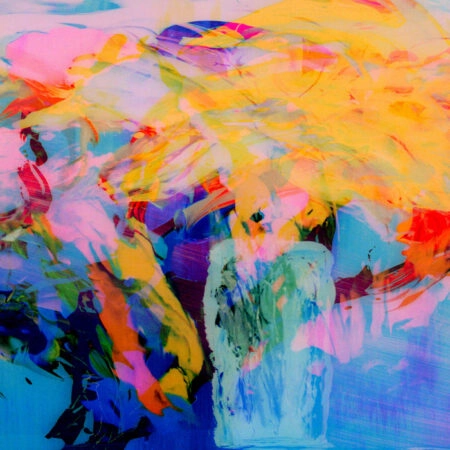 Πινακας σε καμβά ABSTRACT PAINTING ON GLASS - Αφηρημενα και Abstract Sticky 4