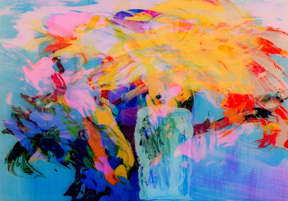 Πινακας σε καμβά ABSTRACT PAINTING ON GLASS