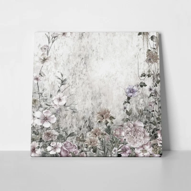 Πίνακας σε καμβά ABSTRACT FLOWERS 3