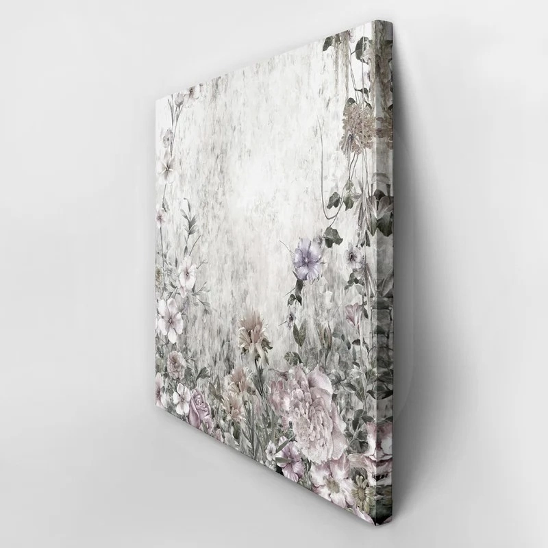 Πίνακας σε καμβά ABSTRACT FLOWERS 3