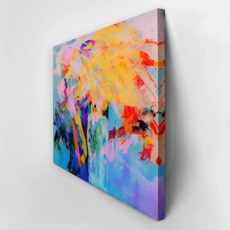 Πινακας σε καμβά ABSTRACT PAINTING ON GLASS