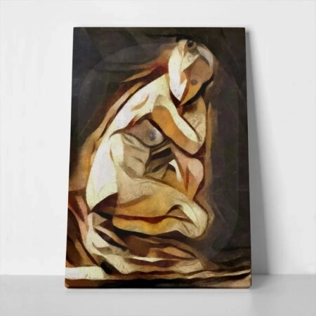 Πινακας σε καμβά ABSTRACT SURREAL IMAGES ANCIENT SCULPTURES CUBISM