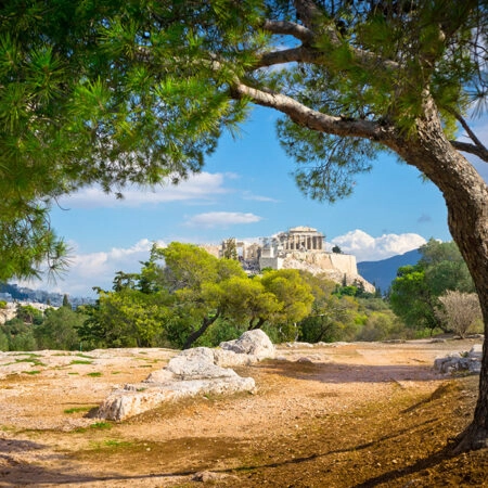 Πινακας σε καμβά ACROPOLIS HILL - Αξιοθεατα και Ιστορια Sticky 4