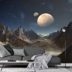 Αυτοκόλλητη Ταπετσαρία τοίχου ALIEN NIGHT