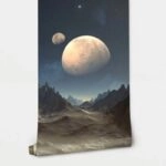 Αυτοκόλλητη Ταπετσαρία τοίχου ALIEN NIGHT