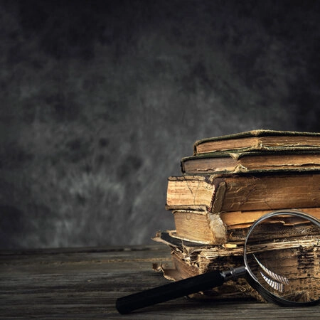 Πινακας σε καμβά ANTIQUE BOOKS - Vintage Sticky 4