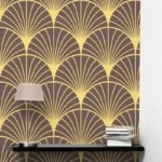 Αυτοκόλλητη Ταπετσαρία τοίχου ART DECO PATTERN