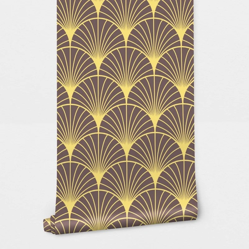 Αυτοκόλλητη Ταπετσαρία τοίχου ART DECO PATTERN
