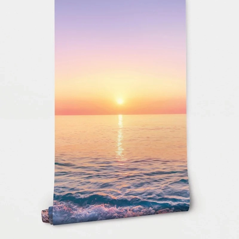 Αυτοκόλλητη Ταπετσαρία τοίχου BEACH SUNSET