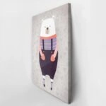 Πινακας σε καμβά BEAR WEARING CLOTHES