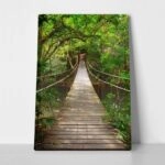 Πινακας σε καμβά BRIDGE TO THE JUNGLE THAILAND