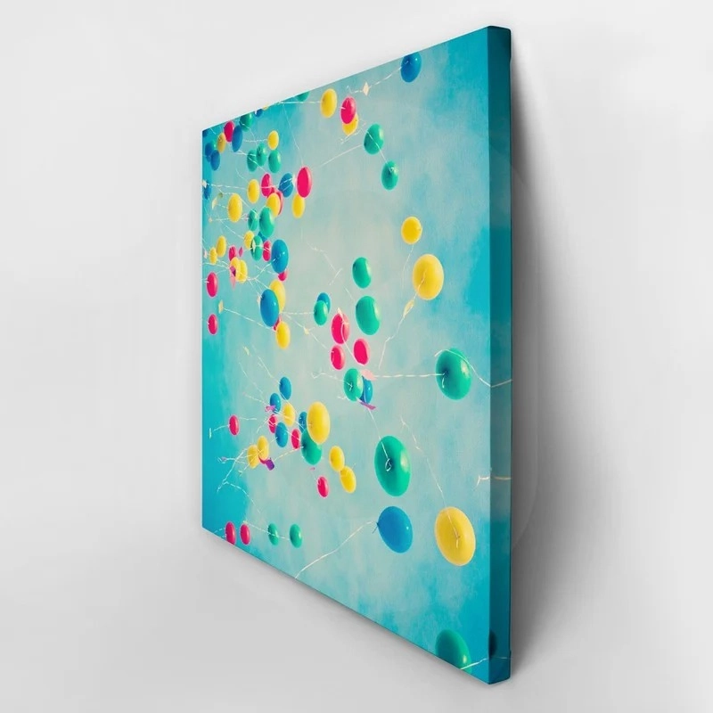 Πίνακας σε καμβά COLORFUL BALLOONS