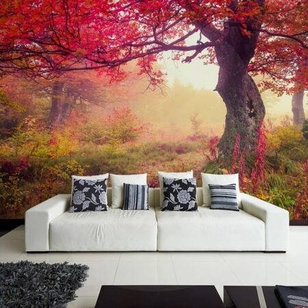 Αυτοκόλλητη Ταπετσαρία τοίχου COLOURFUL AUTUMN - Τοπία Sticky 1
