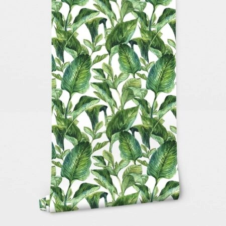 Αυτοκόλλητη Ταπετσαρία τοίχου KALO LEAVES - Tropical Sticky 2