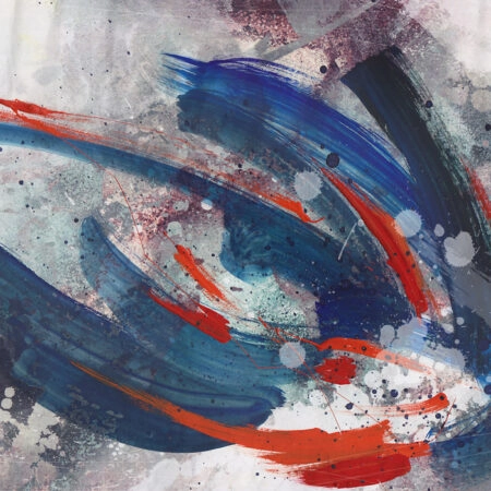 Πινακας σε καμβά EXPRESSIVE BRUSH STROKES - Αφηρημενα και Abstract Sticky 4