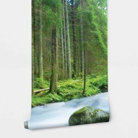 Αυτοκόλλητη Ταπετσαρία τοίχου FOREST RIVER - Τοπία Sticky 2