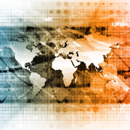 Πινακας σε καμβά GLOBAL SOLUTION - Χαρτες Sticky 4