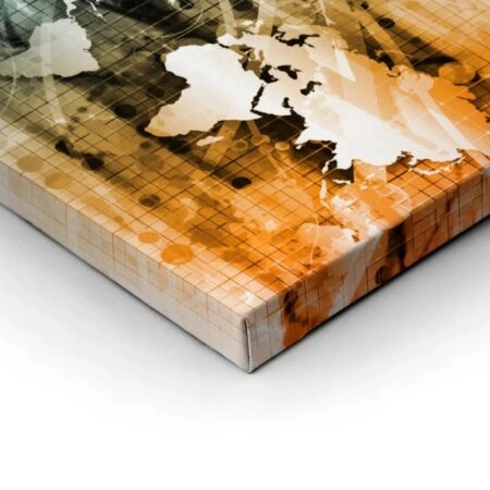 Πινακας σε καμβά GLOBAL SOLUTION - Χαρτες Sticky 1