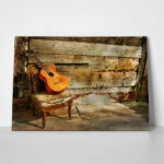 Πινακας σε καμβά GUITAR CHAIR