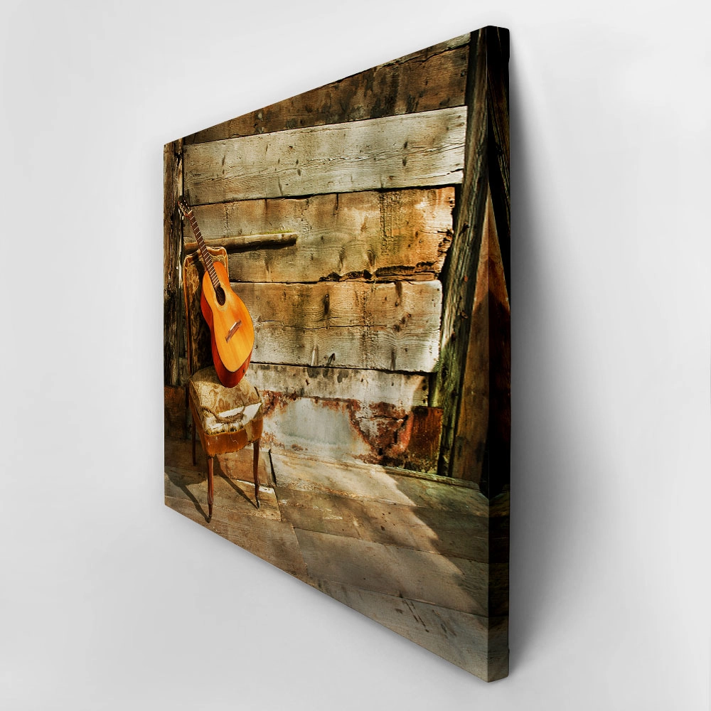 Πινακας σε καμβά GUITAR CHAIR
