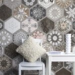 Αυτοκόλλητη Ταπετσαρία τοίχου HEXAGON TILES
