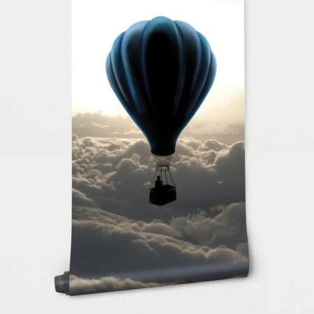 Αυτοκόλλητη Ταπετσαρία τοίχου HOT AIR BALLOON - Τοπία Sticky 2