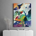 Πινακας σε καμβά KANDINSKY - CHURCH IN MURNAU