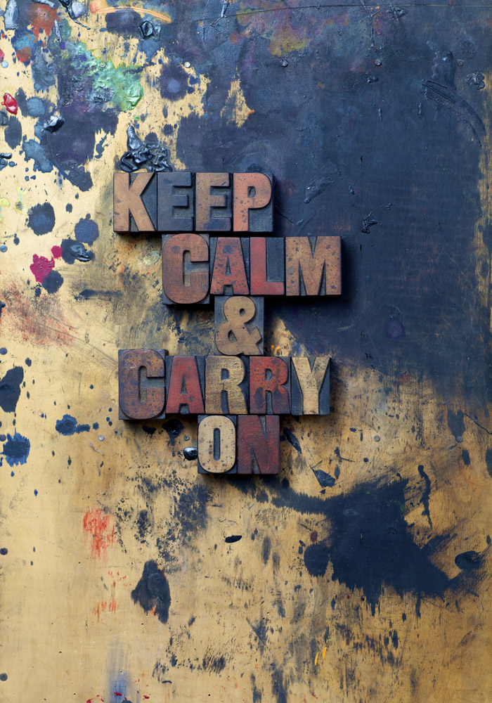 Πινακας σε καμβά KEEP CALM
