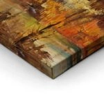 Πίνακας σε καμβά LAKE FOREST PAINTING