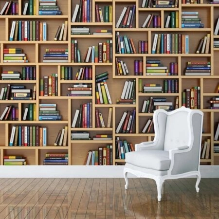 Αυτοκόλλητη Ταπετσαρία τοίχου LIBRARY - Μοτίβα Sticky 2