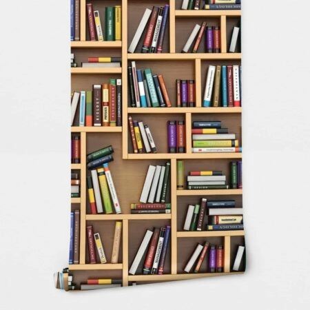 Αυτοκόλλητη Ταπετσαρία τοίχου LIBRARY - Μοτίβα Sticky 3