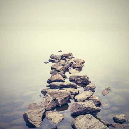 Πινακας σε καμβά MISTY LANDSCAPE - Θαλασσα Sticky 4
