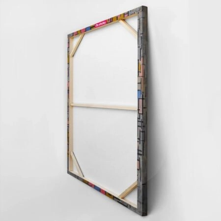 Πινακας σε καμβά MONDRIAN - COMPOSITION - Mondrian Piet Sticky 4