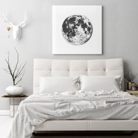 Πίνακας σε καμβά MOON ILLUSTRATION