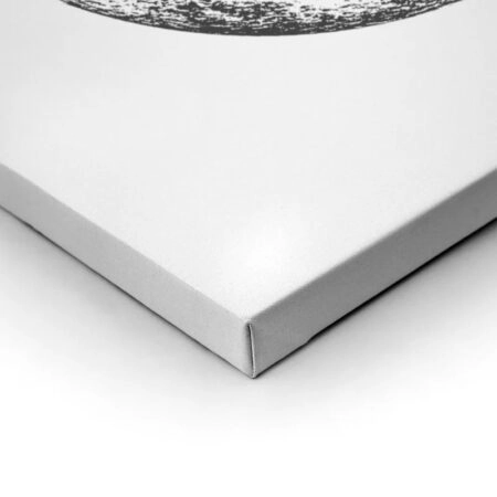 Πίνακας σε καμβά MOON ILLUSTRATION - Διαστημα και Τεχνολογια Sticky 2