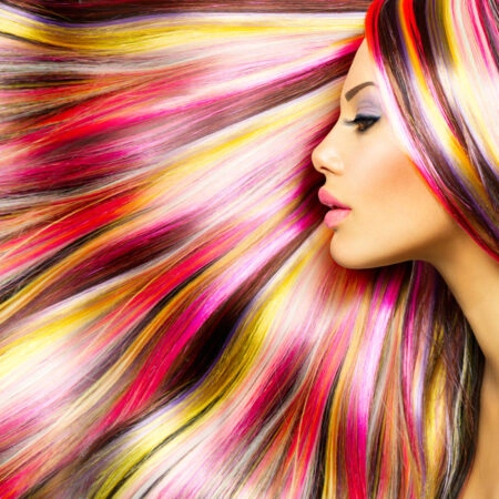 Πινακας σε καμβά MULTICOLOUR HAIR - Μοδα και Διασκεδαση Sticky 4