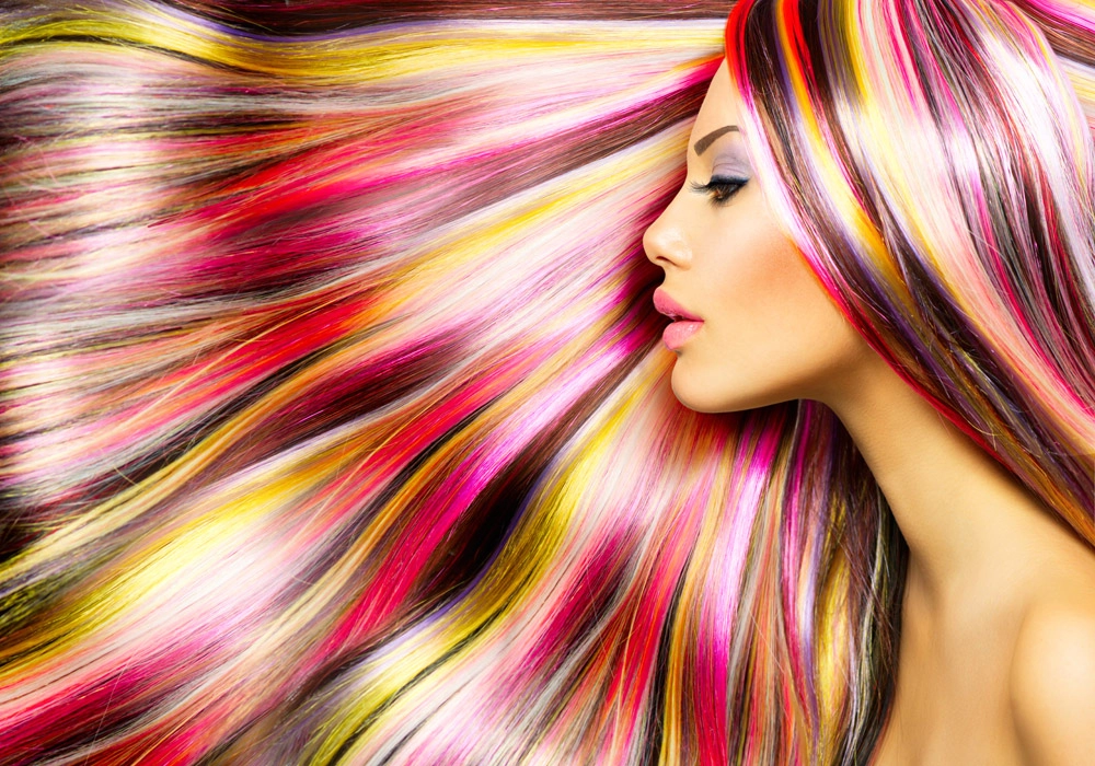 Πινακας σε καμβά MULTICOLOUR HAIR