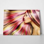 Πινακας σε καμβά MULTICOLOUR HAIR
