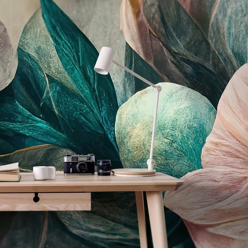 Αυτοκόλλητη Ταπετσαρία τοίχου PAPER MADE FLOWERS