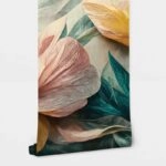 Αυτοκόλλητη Ταπετσαρία τοίχου PAPER MADE FLOWERS