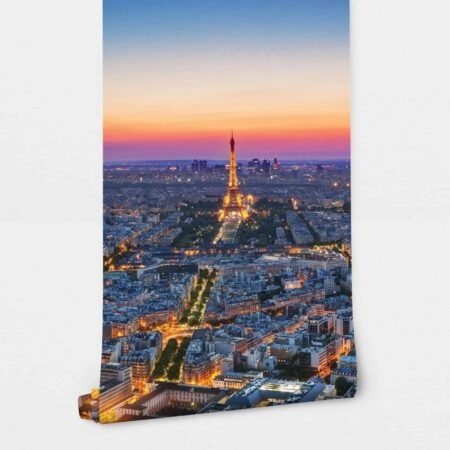 Αυτοκόλλητη Ταπετσαρία τοίχου PARIS SUNSET - Χάρτες - Πόλεις Sticky 2