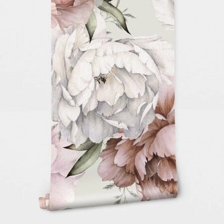 Αυτοκόλλητη Ταπετσαρία τοίχου PASTEL BLOSSOM FLOWERS - Floral - Λουλουδια Sticky 2